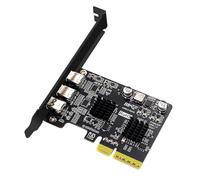 ZEPFJHE Scheda PCIe doppia porta di tipo C con video 4K e scheda di uscita video USB 3.2 10Gbps USB C