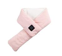 ZEPFJHE Sciarpa invernale ricaricabile riscaldata collo avvolgente calda morbida sciarpa per uomini e donne, rosa, M