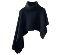 ZEPFJHE Sciarpa Scialle Per Le Donne Inverno Falso Collare Sciarpe per Le Donne Collo Wrap Uomo Donna Collo Alto Collo Sciarpa Maglia Elastico, Nero , M