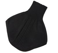 ZEPFJHE Sciarpa Scialle Per Le Donne Inverno Falso Collare Sciarpe per Le Donne Collo Wrap Uomo Donna Collo Alto Collo Sciarpa Maglia Elastico, Nero , M
