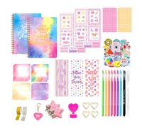 ZEPFJHE Scrapbook Arts And Set for Girls età Compresa tra 5 E 12
