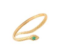 ZEPFJHE Semplice ed elegante serpente avvolgere polsino aperto semplice versatile aperto adatto per donne alla moda accessori serpente, Misura unica, come descritto