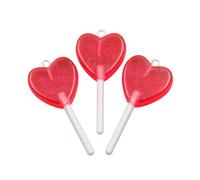 ZEPFJHE Set 3 Eleganti Stelle Heart Round Round Lecca -lecca Pendente Portatile E Robusto Conveniente Accessorio Per Amanti Dei Gioielli