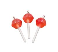 ZEPFJHE Set 3 Eleganti Stelle Heart Round Round Lecca -lecca Pendente Portatile E Robusto Conveniente Accessorio Per Amanti Dei Gioielli