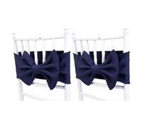 ZEPFJHE Set di 2 fasce elastiche per sedia, con fascia elastica, per matrimoni, feste, decorazioni per vari tipi, retro elasticizzato