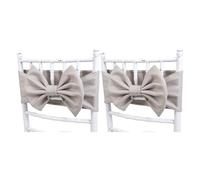 ZEPFJHE Set di 2 fasce elastiche per sedia, con fascia elastica, per matrimoni, feste, decorazioni per vari tipi, retro elasticizzato
