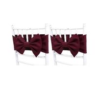 ZEPFJHE Set di 2 fasce elastiche per sedia, con fascia elastica, per matrimoni, feste, decorazioni per vari tipi, retro elasticizzato