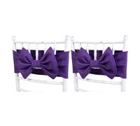 ZEPFJHE Set di 2 fasce elastiche per sedia, con fascia elastica, per matrimoni, feste, decorazioni per vari tipi, retro elasticizzato