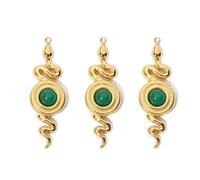ZEPFJHE Set di 3 ciondoli a forma di animale per collane, accessori artigianali, ideali per gioielli unici e progetti artigianali, Misura unica, come descritto, come descritto