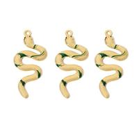 ZEPFJHE Set di 3 ciondoli a forma di animale per collane, accessori artigianali, ideali per gioielli unici e progetti artigianali, Misura unica, come descritto, come descritto