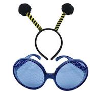 ZEPFJHE Set di antenne e occhiali da sole con cerchietto per capelli per bambini, per spettacoli di animali, fascia per capelli e occhiali da sole