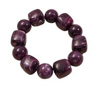 ZEPFJHE Set di gioielli artigianali contemporanei con perline artistiche, piano flessibile per diverse misure del polso, accessorio da polso regolabile artistico, Misura unica, come descritto