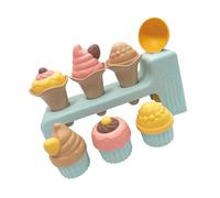 ZEPFJHE Set Giochi Sabbia per Bambini con Strumento Stampaggio Gelato