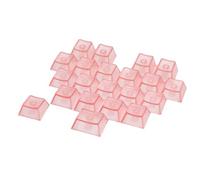 ZEPFJHE Si illumina attraverso il modello di cuore appannato Keycap Set 21Keys Materiali originali di altezza per tastiere personalizzazione altezza originale