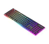 ZEPFJHE Silents - Tastiere meccaniche da gioco, 104 tasti, cavo USB con RGB retroilluminato e IPX4 impermeabile per PC portatili accessori tastiere impermeabili