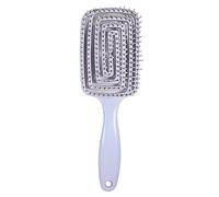 ZEPFJHE Spazzola districante antistatica per capelli pettine per massaggio del cuoio capelluto per grovigli corti e spessi uomini e donne per capelli ricci corti spessi scava fuori spazzola per