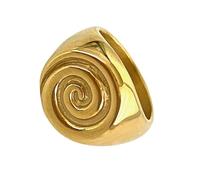 ZEPFJHE Spirali/Conche/Croissants Anelli di Apertura Regolabile Gioielli In Acciaio Inox Alla Moda Per Le Donne Alla Moda Dichiarazione Di Tendenza, Misura unica, come descritto, come descritto