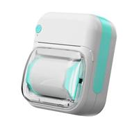 ZEPFJHE Stampante termica portatile in miniatura per etichette, foto e note, batteria ricaricabile, non richiede inchiostri, include 1 rotolo di carta da stampa per i compiti