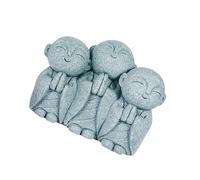 ZEPFJHE Statua in miniatura di monaco meditazione arenaria Buddha in preghiera scultura acquari acquari decorazioni spirituali regalo acquari acquario decor