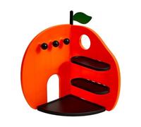 ZEPFJHE Superfici robuste Organizzatori di gioielli arancioni stili rack design multistrato contiene vari accessori senza graffi Creativo Jewelry Stand