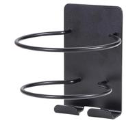 ZEPFJHE Supporto da parete per asciugacapelli in acciaio inox, facile installazione, antiruggine, design salvaspazio per piccole case, organizer da bagno salvaspazio