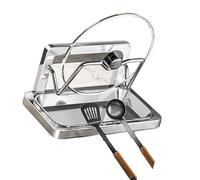 ZEPFJHE Supporto per coperchio in acciaio inox 304 pentole montaggio a parete tagliere antiruggine rack salvaspazio organizer da cucina accessori per l'organizzazione della casa