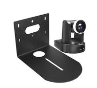 ZEPFJHE Supporto per monitor girevole a 360° con meccanismo di bloccaggio triplo rinforzato per schermi piatti curvi da 32-75", supporto per telecamera da conferenza con regolazione dell'inclinazione