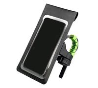 ZEPFJHE Supporto per telefono da bici multiuso con pannello trasparente per | Assemblaggio senza attrezzi e pannello trasparente della fotocamera per una maggiore fluidità, con controllo a mano singola