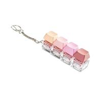 ZEPFJHE Tastiera del Tester Keycap A 4 Luci A LED Giocattolo Tastiera per Le Ansie E Miglioramento del Tastio per Miglioramento