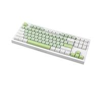 ZEPFJHE Tastiera meccanica da gioco con cavo retroilluminata a LED portatile 87/108 tasti Hot Swap tastiera meccanica aggiornata per l'ufficio di gioco