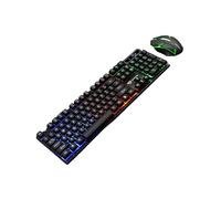 ZEPFJHE Tastiere illuminate a 3 colori e layout a 104 tasti, funzionamento meccanico, design con cavo USB, tastiera retroilluminata RGB