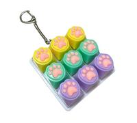 ZEPFJHE Tastiere Interruttori Simulatori Portachiavi Tastiere Meccaniche Interruttori Tester Con 9 Pulsanti Strumento di Sollievo Dello Stress