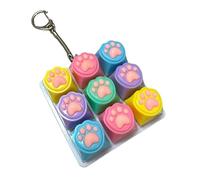 ZEPFJHE Tastiere Interruttori Simulatori Portachiavi Tastiere Meccaniche Interruttori Tester Con 9 Pulsanti Strumento di Sollievo Dello Stress