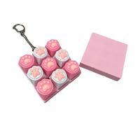 ZEPFJHE Tastiere Interruttori Simulatori Portachiavi Tastiere Meccaniche Interruttori Tester Con 9 Pulsanti Strumento di Sollievo Dello Stress