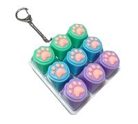 ZEPFJHE Tastiere Interruttori Simulatori Portachiavi Tastiere Meccaniche Interruttori Tester Con 9 Pulsanti Strumento di Sollievo Dello Stress