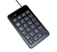 ZEPFJHE Tastierino numerico con cavo 23 tasti con cavo USB tastierino numerico esterno tastiera numerica portatile per notebook portatile