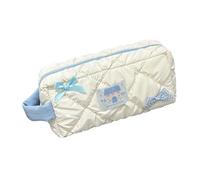 ZEPFJHE Tasto A Matita Sacca Penna Cartone Animato Custodia A Matita Adorabili Bow Bow Sacchetto Per Campeggio Per Trucco Estetico