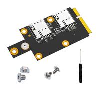 ZEPFJHE Tasto Slot A Doppia Scheda per Adattatore PCIe per Supporto Modulo 3G 3042 3052 Convertitori