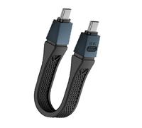 ZEPFJHE Tipo C da 240 W per Tipo C Cavo A Nastro Morbido USB Trasferimento Dati Ricarica Rapida 80 Gbps 8K Uscita Smartphone Laptop Cavo Leggero Portatile