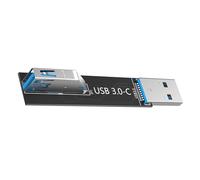 ZEPFJHE Tipo Scheda Espansione USB3.0 C da ADAPITORE PROPGGIO del CONNETTORE Femminile per LA CONNESSIONE COMPATIBILIO AMPOGLIO USB3.0- Adattatore USB da Maschio A Femmina