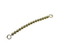 ZEPFJHE Tracolla per borsa a catena con perline manico corto con fibbie clip per borsa e borsa a tracolla che fa accessori per borsa tracolla tracolla a catena, Oro
