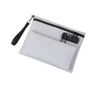 ZEPFJHE Trasportabile Crossbody Handheld Bag Gancio di Sicurezza per Side Pull Business Size 29x22x25.4cm Passenger Bag, grigio