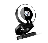 ZEPFJHE UHD Webcam con anelli regolabili Luce Messa a fuoco automatica Tecnologia Rotazione di 360 gradi Integra In Microfono Cancellazione Del Rumore Per Riunioni Webcam USB Con Treppiedi