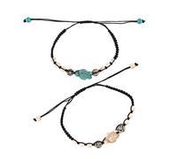 ZEPFJHE Unico Turtles Turtles Turtles Braccialetti Turchesi Per Donne E Uomini Fatti A Mano Pietra Naturale Gioielli Spiaggia, Misura unica, come descritto
