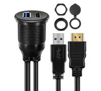 ZEPFJHE USB3.0 HDTV-FACK CHOUTO 1M/2M Polvere Acqua Resistente per Barche per Auto Estensione Uditiva Estensione Impermeabile A Prova Polvere