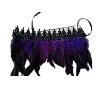 ZEPFJHE Wrav Wrav Con Girocollo Piumato Collare Collare In Pizzo In Pizzo Costume Da Cosplay Halloween Costume Da Donna Per Uomini Regali Halloween Cosplay