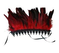 ZEPFJHE Wrav Wrav Con Girocollo Piumato Collare Collare In Pizzo In Pizzo Costume Da Cosplay Halloween Costume Da Donna Per Uomini Regali Halloween Cosplay
