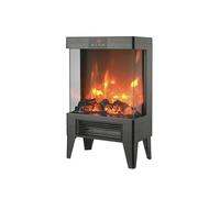 Zephir, Caminetto elettrico,2 livelli di potenza 1000/2000W, Protezione anti surriscaldamento, Termostato regolabile, Effetto fiamma accesa indipendente, Timer 12h, Telecomando