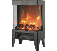Zephir Caminetto elettrico Potenza 2000 Watt con termostato e telecomando - ZPF9600