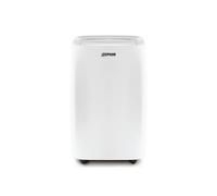 Zephir, Deumidificatore da 30 litri, 580W, Serbatoio d'acqua 6 litri, Timer 24 ore, Funzione asciugabiancheria, Auto Swing, Ventilazione, Colore bianco